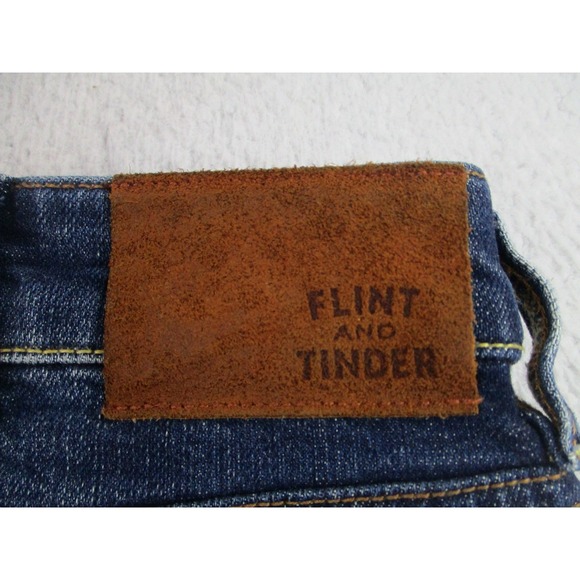 Flint and Tinder Jeans Mens 38x34 Straight Fit Denim Stretch Classic Wash Pants - Picture 15 of 15